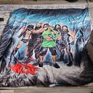 Franco Kids Bedding WWE Armageddon Reversible Twin/Full Sz Bed Comforter Blanket